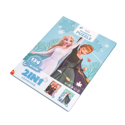 Picture of 33DF0808 2-Fold Magnetic Jigsaw Puzzles (Frozen -2/54+80 Pcs)