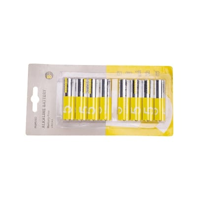 Picture of MUMUSO Bangladesh 8 Pack Mercury Free Aa Alkaline Battery  Yellow