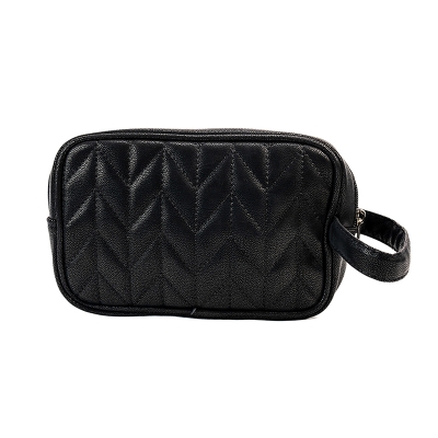 Picture of Herringbone Cosmetic Bag -Black