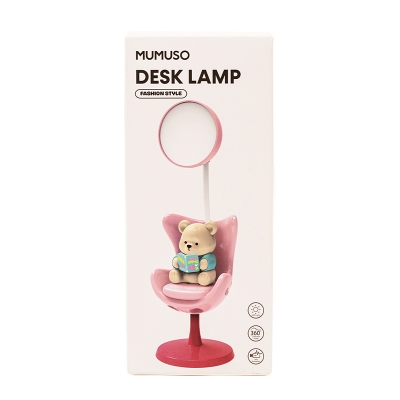 Picture of Studious Bear Desk Lamp (Pink)