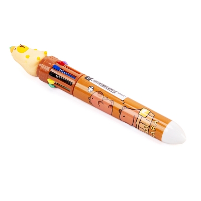 Picture of 10-In-1 Multi-Color Ballpoint Pen (Cute Capybara)