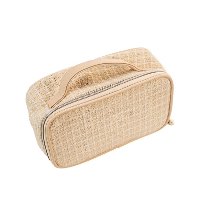 Picture of Portable Cosmetic Case (Jacquard Weave/Apricot)