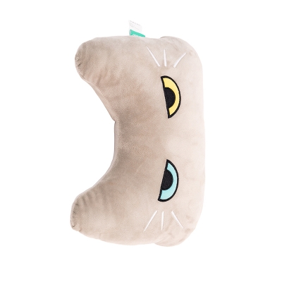 Picture of Bone-Shaped Neck Pillow (Grey Cat)