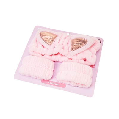 Picture of Animal Series Headband & Wristbands Set (Cute Cat)