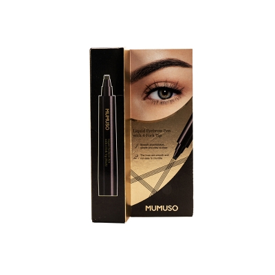 Picture of Liquid Eyebrow Pen with 4-Fork Tip (Black)