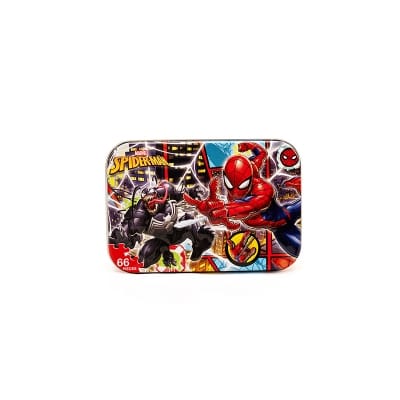 Picture of Marvel Spider-Man 66-Piece Jigsaw Puzzle in Metal Box