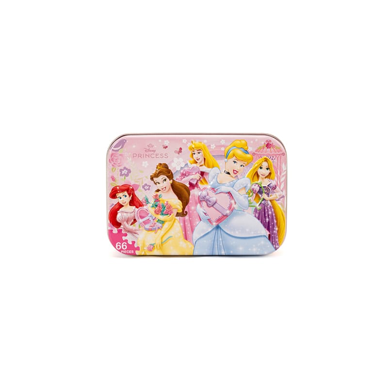 Picture of Disney Princess 66-Piece Jigsaw Puzzle in Metal Box