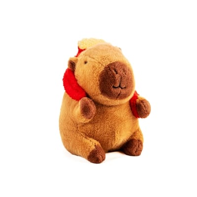Picture of MUMUSO Bangladesh 23 cm Plush Toy (Brown Capybara with Chips Backpack)