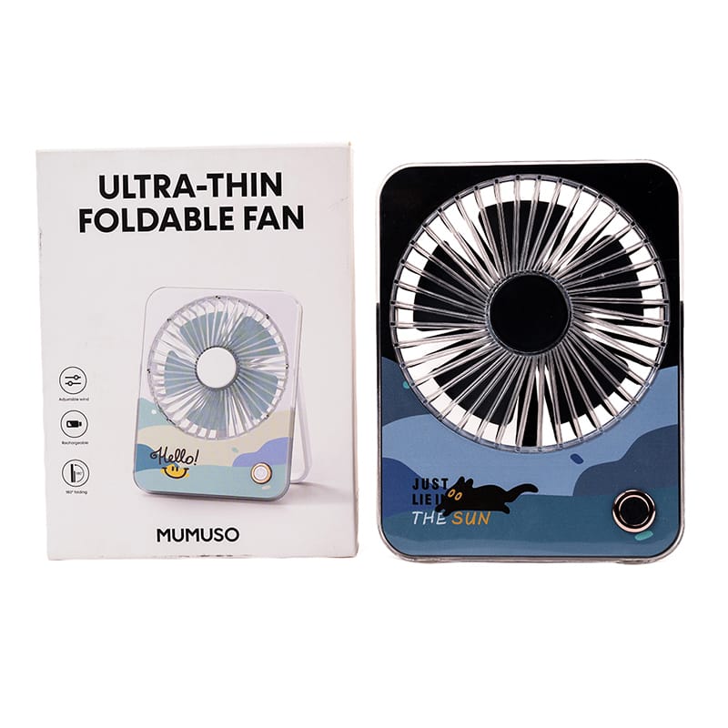 Picture of Ultra-Thin Foldable Fan-White