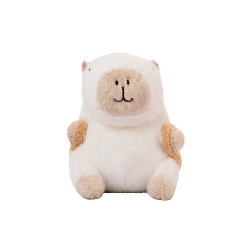 Picture of MUMUSO Bangladesh 23 cm Plush Toy (White Capybara with Brown Backpack)