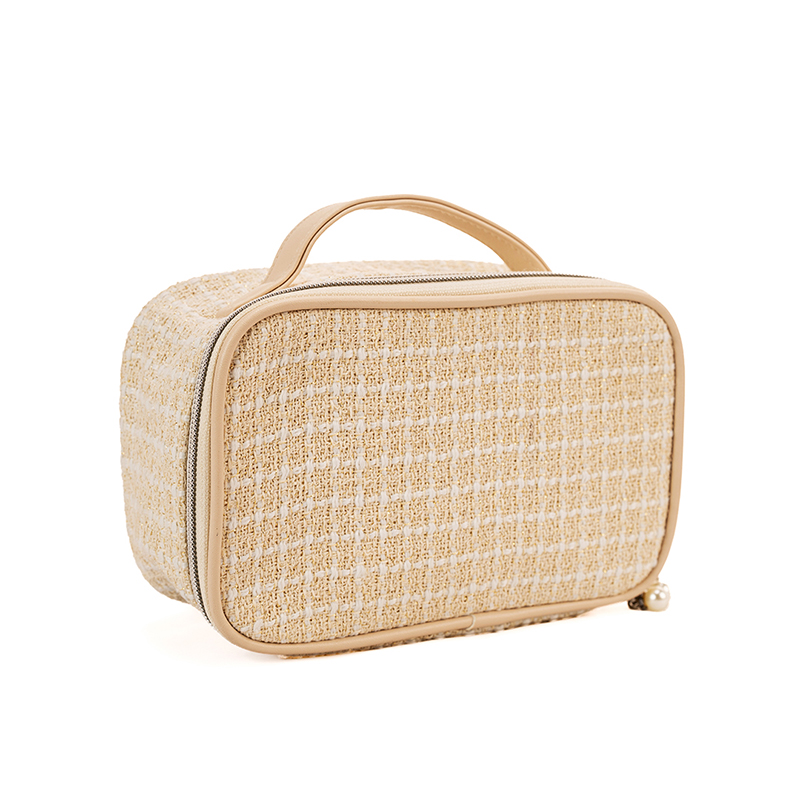 Picture of Portable Cosmetic Case (Jacquard Weave/Apricot)