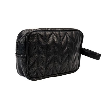 Picture of Herringbone Cosmetic Bag -Black