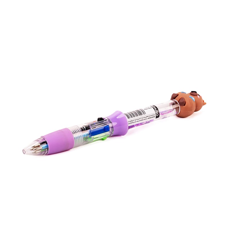 Picture of MUMUSO Bangladesh 4 Color Ballpoint Pen with Quicksand (Capybara)