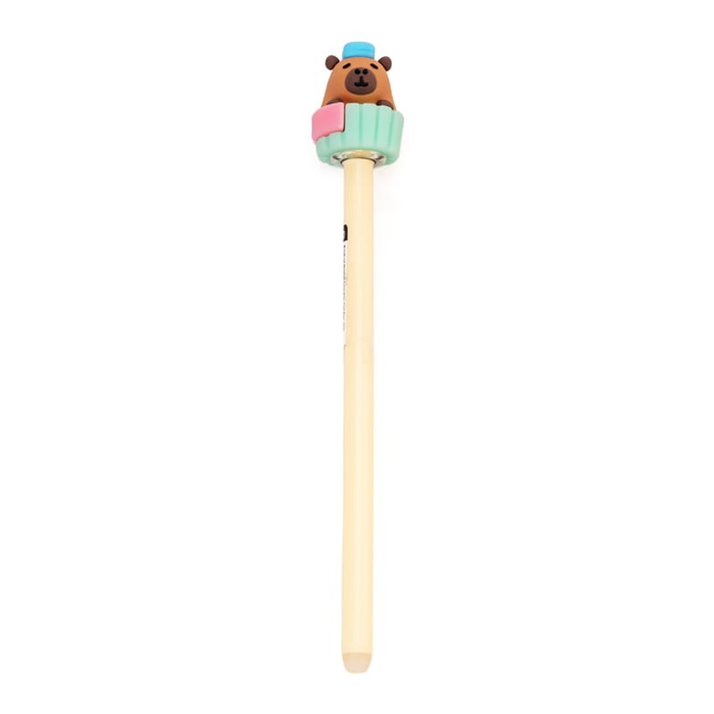 Picture of Erasable Gel Pen with Capybara Cap