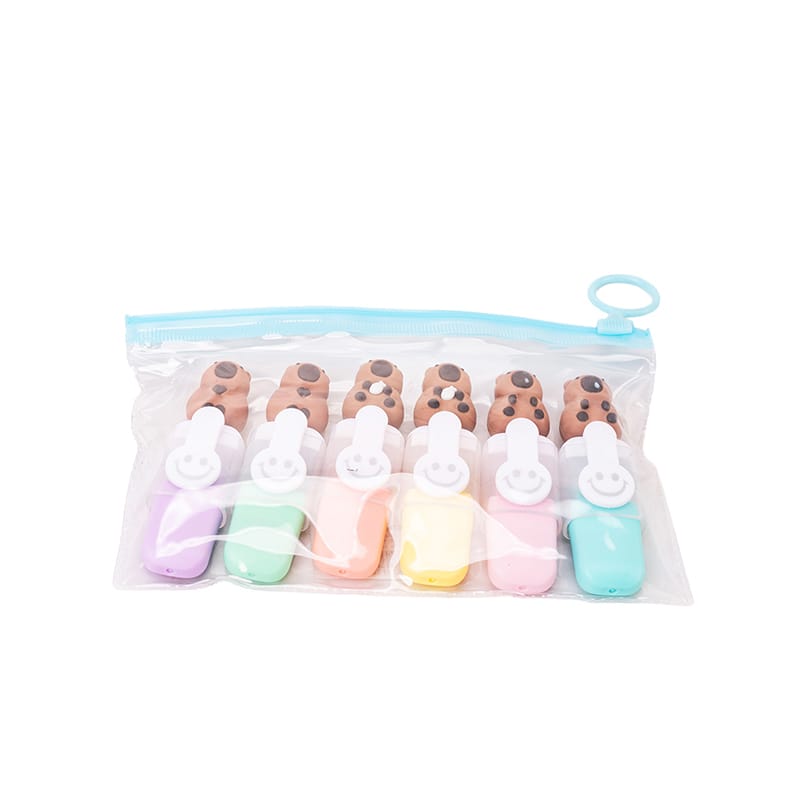 Picture of Mini Highlighters Set (6 Colors/Cute Capybara)