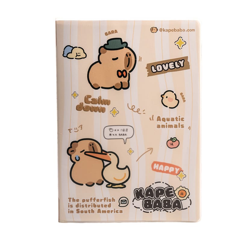 Picture of B5 Notebook with Cover (Cute Capybara)