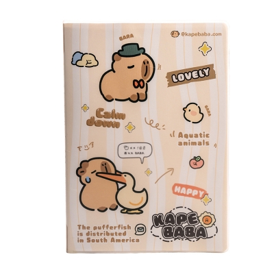 Picture of B5 Notebook with Cover (Cute Capybara)