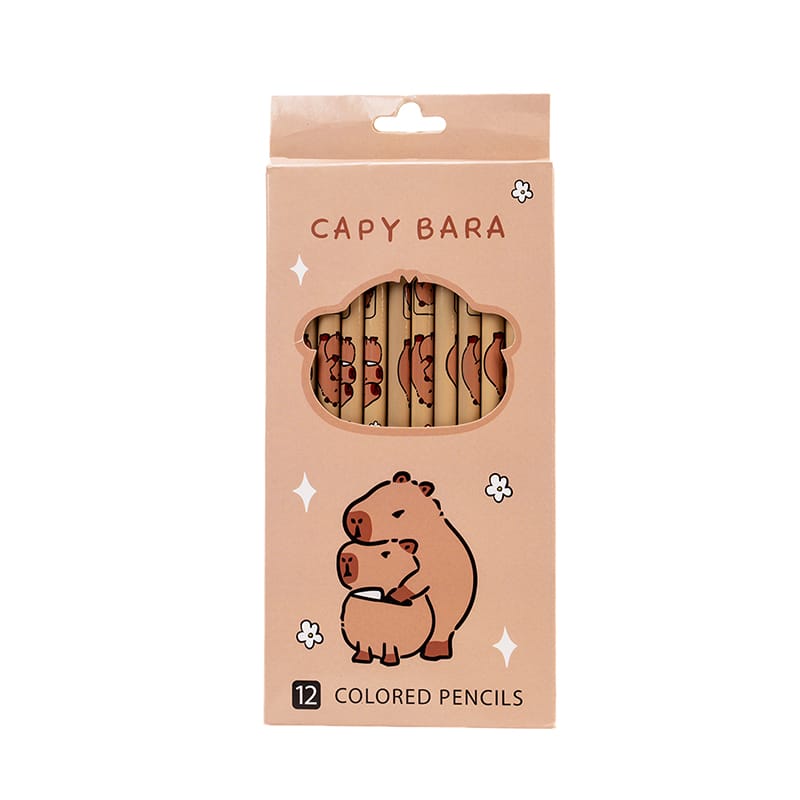Picture of MUMUSO Bangladesh Cute Capybara 12 Color Colored Pencils