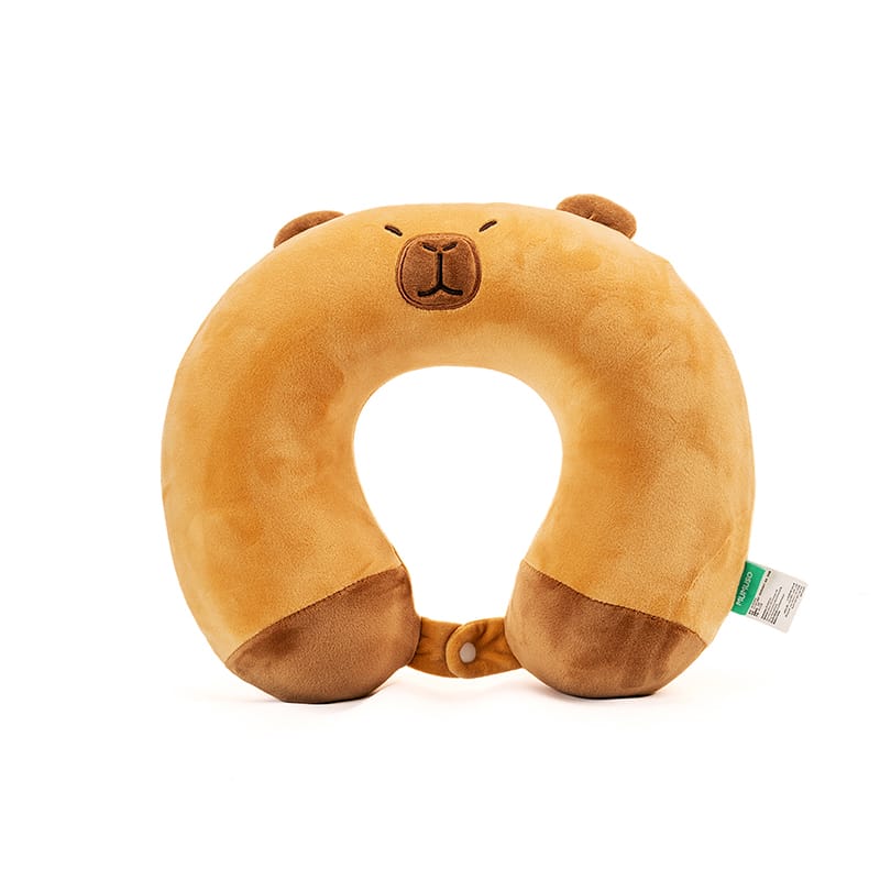 Picture of Cute Capybara Memory Foam U-Shaped Neck Pillow