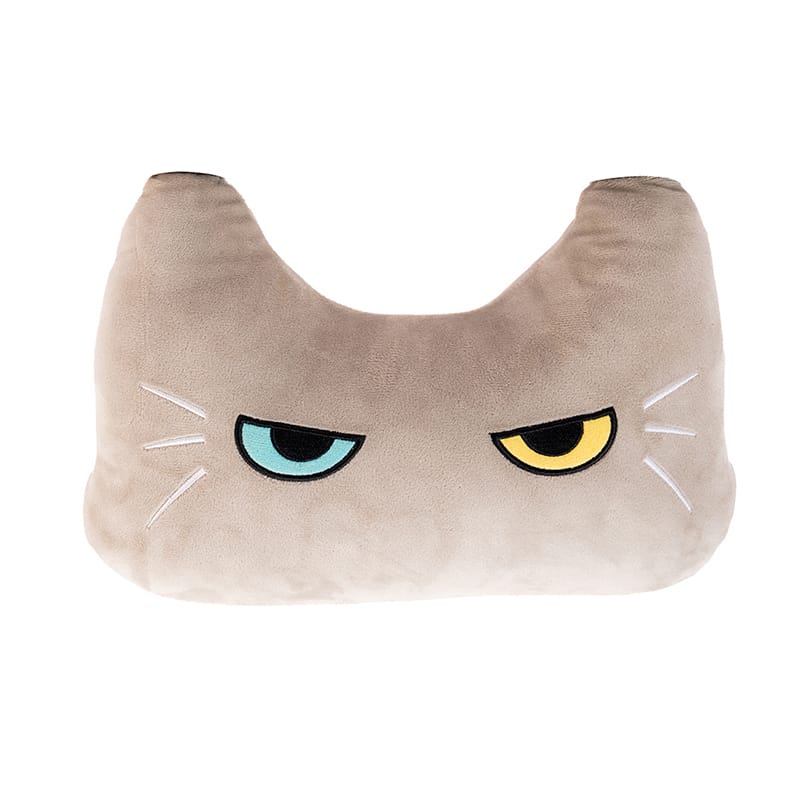 Picture of Bone-Shaped Neck Pillow (Grey Cat)