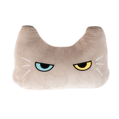 Picture of Bone-Shaped Neck Pillow (Grey Cat)
