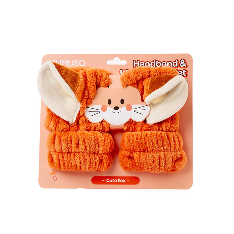 Picture of Animal Series Headband & Wristbands Set (Cute Fox)
