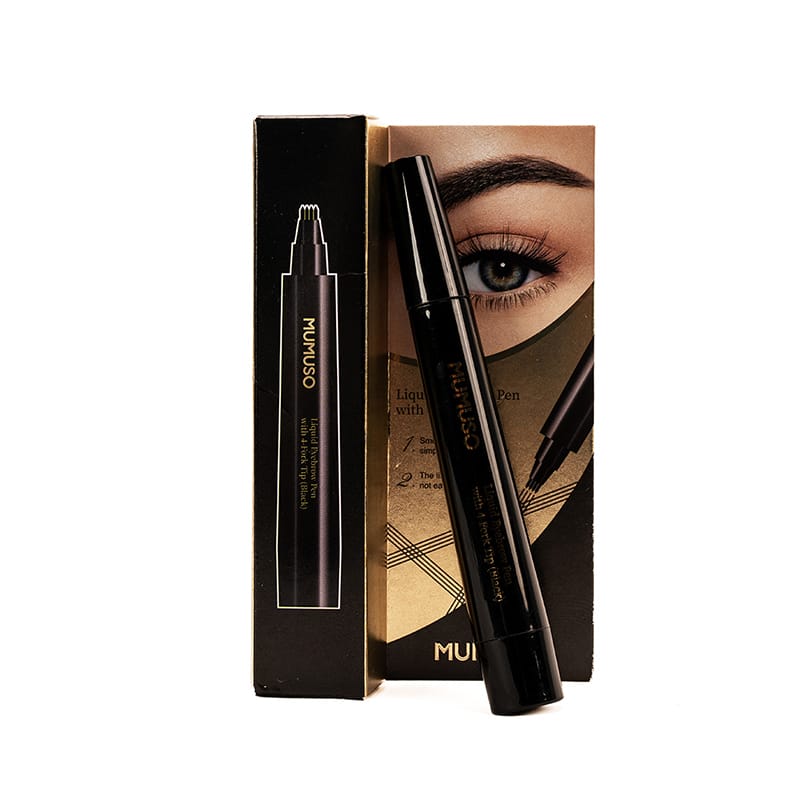 Picture of Liquid Eyebrow Pen with 4-Fork Tip (Black)