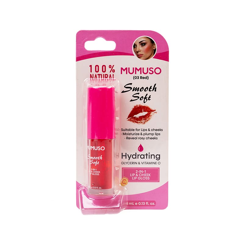 Picture of MUMUSO Bangladesh Lip & Cheek Lip Gloss (03 Red)