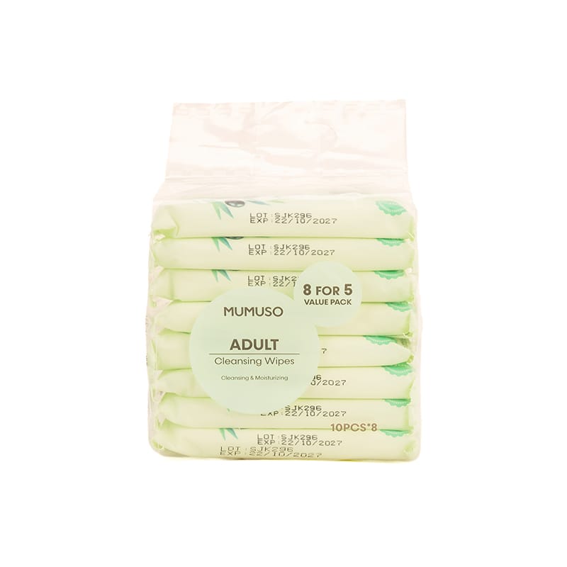 Picture of MUMUSO Bangladesh Adult Cleansing Wipes (10pcs*8)