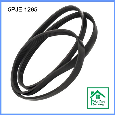 washing machine belt, top loading, front loader, washing machine, belt, belts, drive belt, 5 PJE 1265.