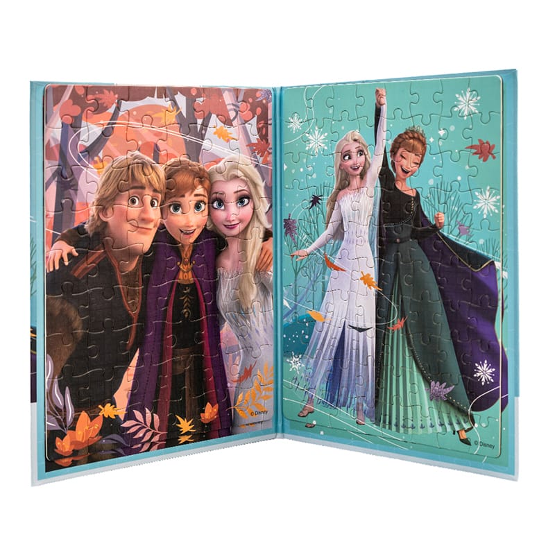 Picture of 33DF0808 2-Fold Magnetic Jigsaw Puzzles (Frozen -2/54+80 Pcs)