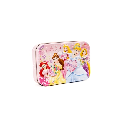 Picture of Disney Princess 66-Piece Jigsaw Puzzle in Metal Box