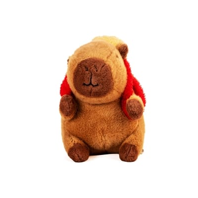 Picture of MUMUSO Bangladesh 23 cm Plush Toy (Brown Capybara with Chips Backpack)