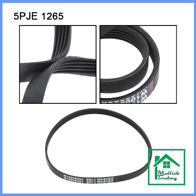 washing machine belt, top loading, front loader, washing machine, belt, belts, drive belt, 5 PJE 1265.