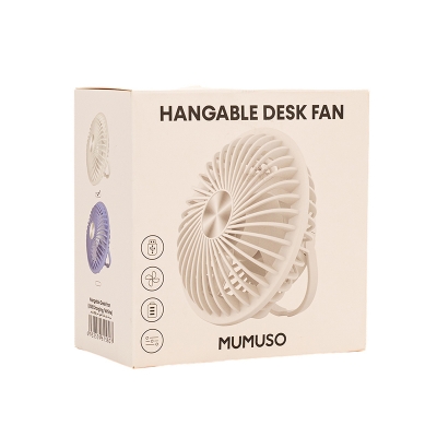 Picture of Hangable Desk Fan (USB Charging/White)