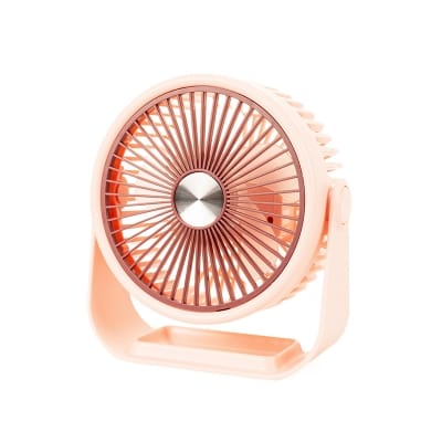Picture of MUMUSO Bangladesh 6 Inch Rechargeable Desk Fan Pink