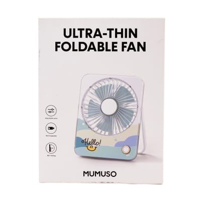 Picture of Ultra-Thin Foldable Fan-White