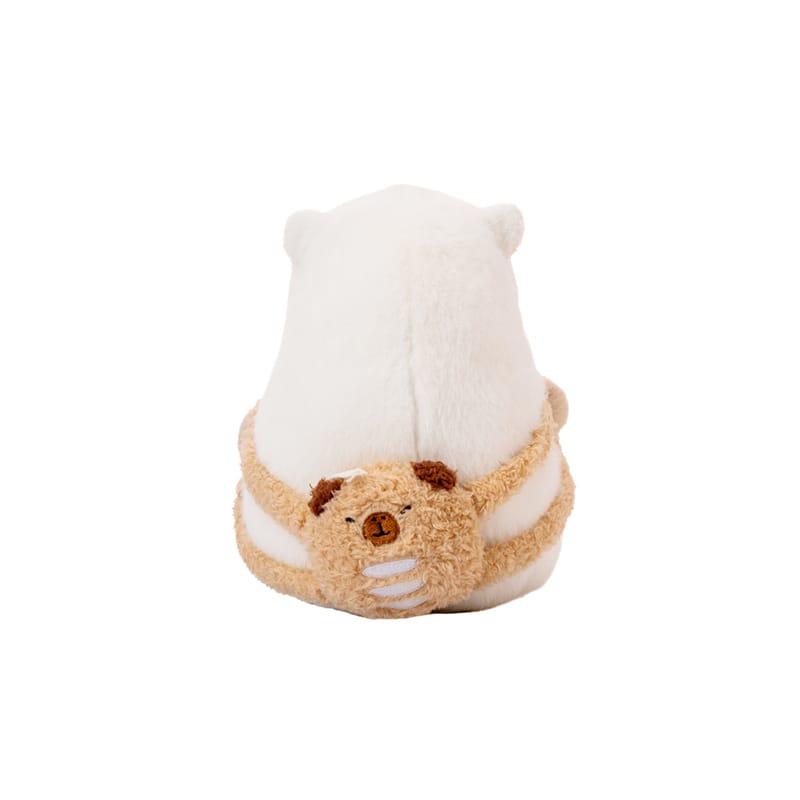 Picture of MUMUSO Bangladesh 23 cm Plush Toy (White Capybara with Brown Backpack)