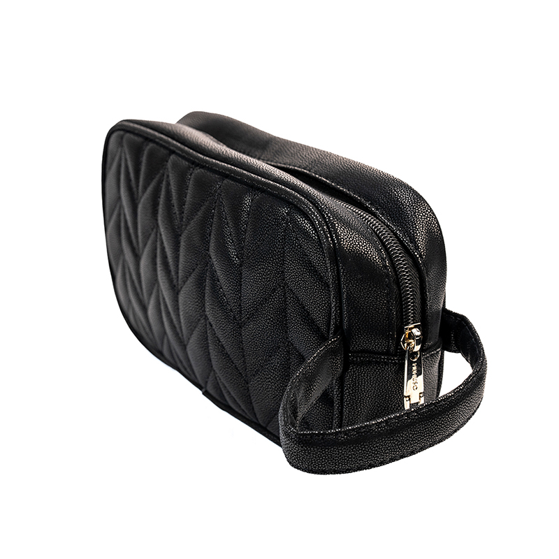 Picture of Herringbone Cosmetic Bag -Black