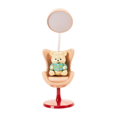 Picture of Studious Bear Desk Lamp (Pink)