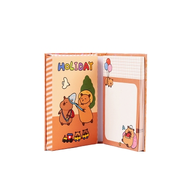 Picture of Fun Notebook with Water Game Cover (Capybara's Tiny World)