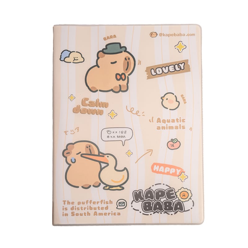 Picture of B5 Notebook with Cover (Cute Capybara)