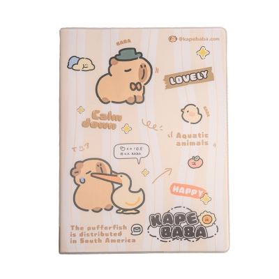 Picture of B5 Notebook with Cover (Cute Capybara)