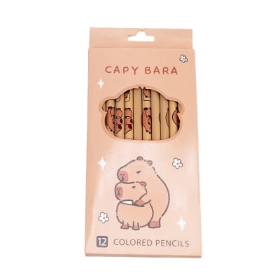Picture of MUMUSO Bangladesh Cute Capybara 12 Color Colored Pencils