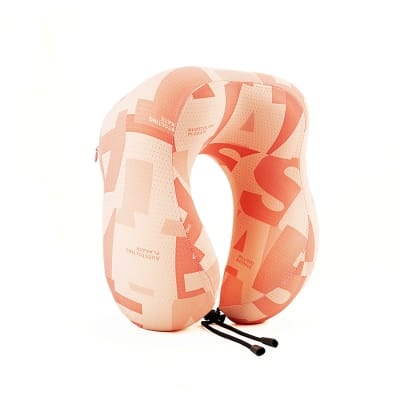 Picture of MUMUSO Bangladesh Cooling Memory Foam U Shaped Neck Pillow (Hump Design/Pink)