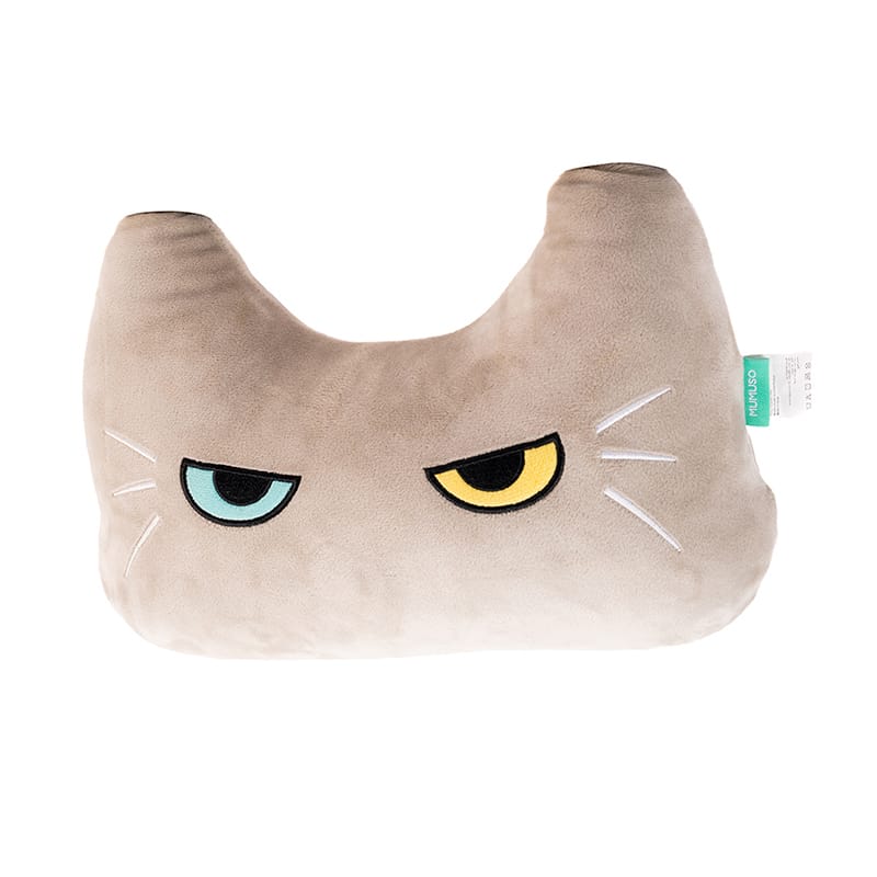Picture of Bone-Shaped Neck Pillow (Grey Cat)