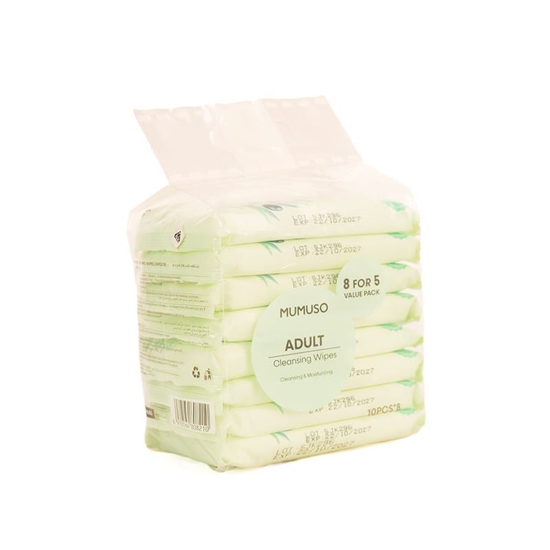 Picture of MUMUSO Bangladesh Adult Cleansing Wipes (10pcs*8)