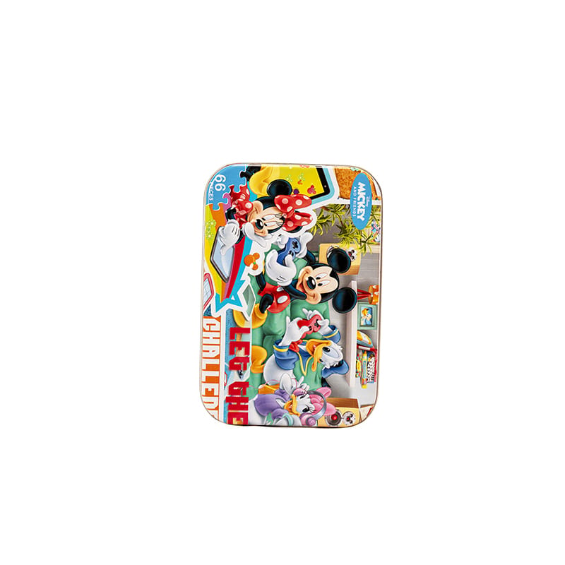 Picture of Mickey Mouse 66-Piece Jigsaw Puzzle in Metal Box