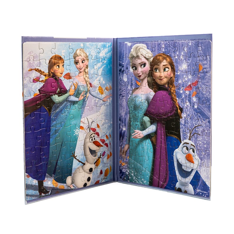 Picture of 33DF0808 2-Fold Magnetic Jigsaw Puzzles (Frozen-1/54+80 Pcs)