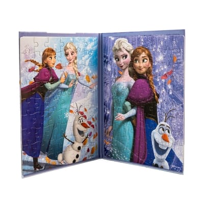 Picture of 33DF0808 2-Fold Magnetic Jigsaw Puzzles (Frozen-1/54+80 Pcs)